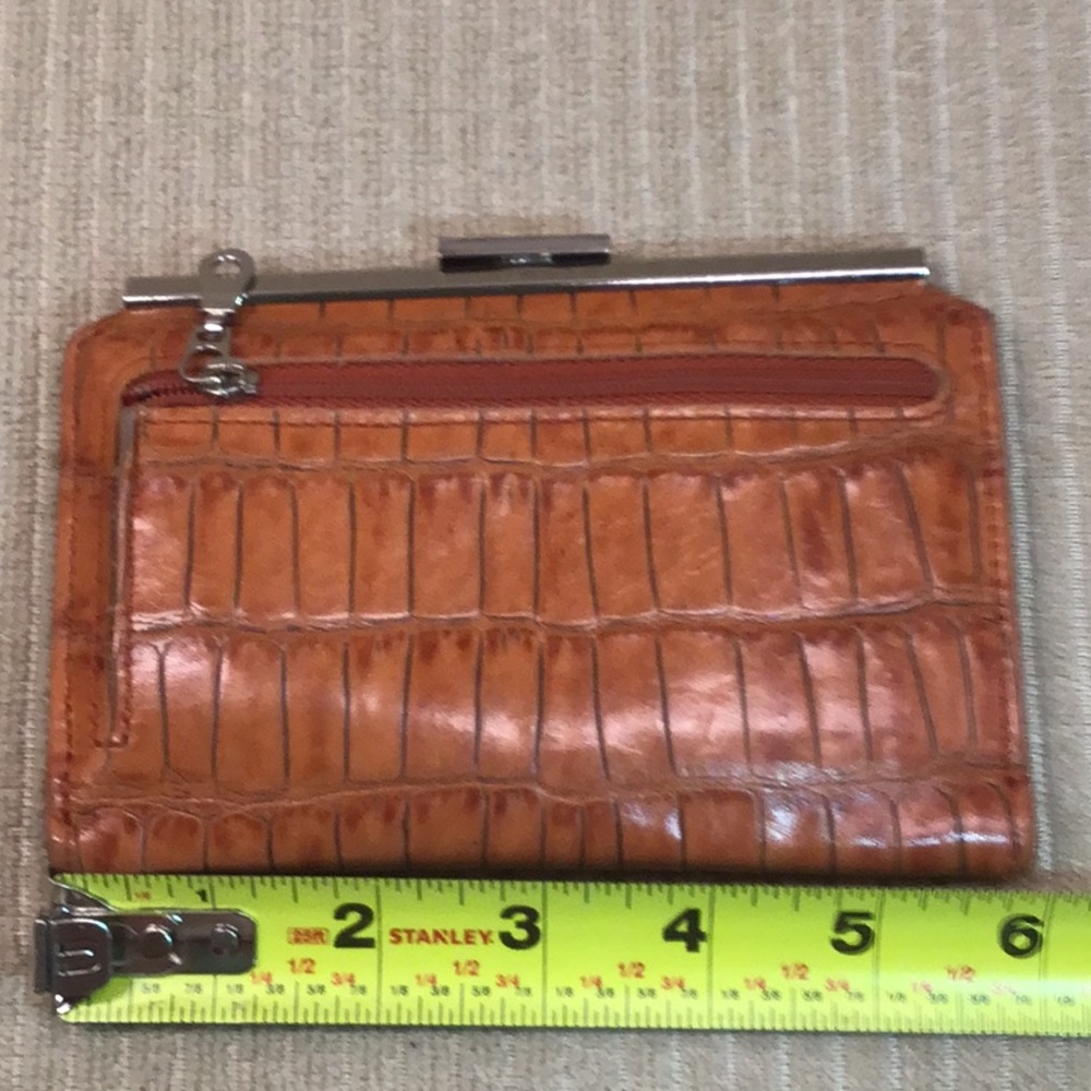 Abas Crocodile Embossed leather  Wallet - Picture 8 of 9